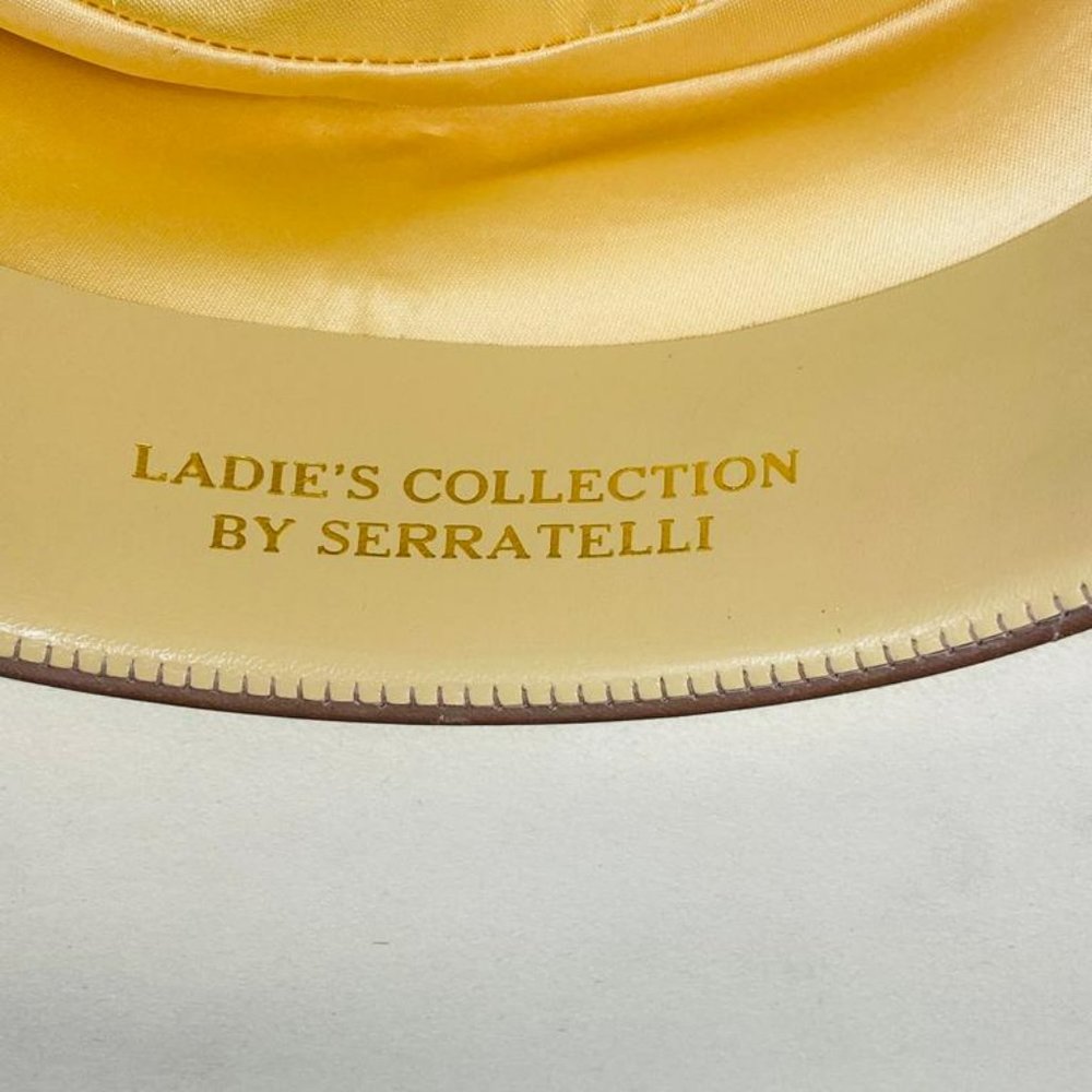 Serratelli Women's Cowboy Hat Lady Sarah Silver Belly 7 Round Oval 56 - Picture 9 of 10